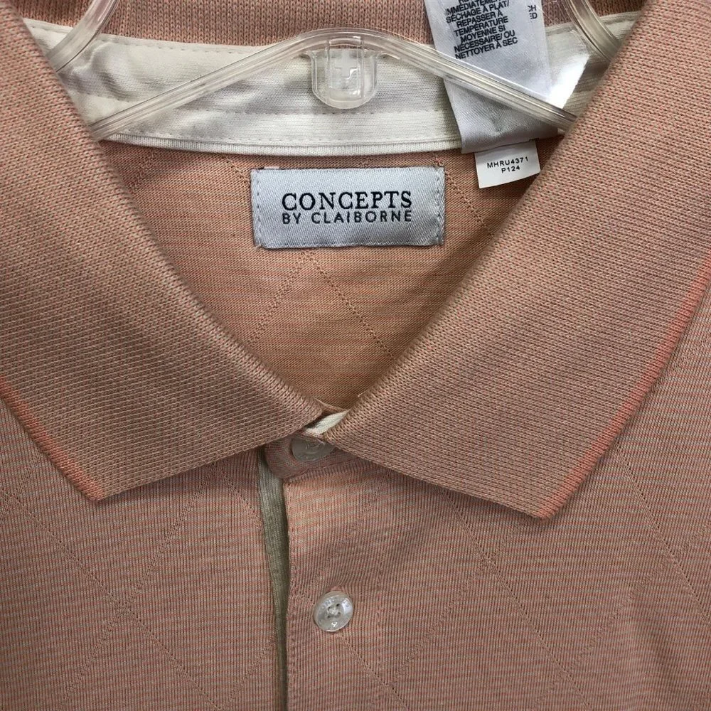CONCEPTS BY‎ CLAIBORNE MENS POLO SHIRTS XL NEW WITH TAG